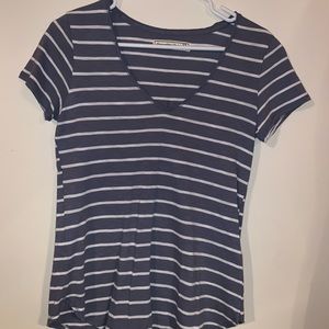 Grey and white T-shirt